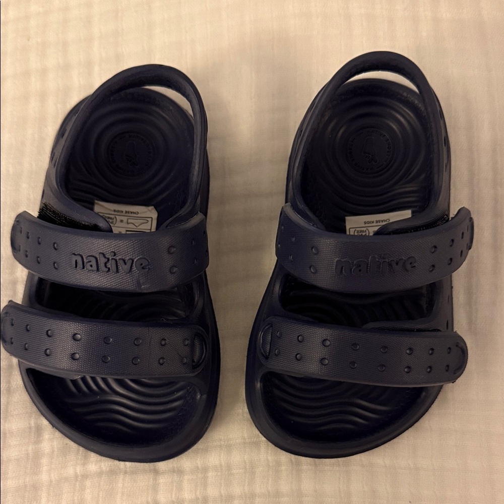 Native Kids Navy Sandals